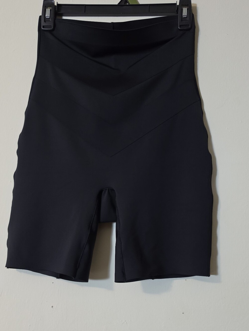 Black High-Waist Shape Wear Performance Women’s Shorts